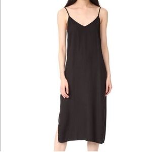 Splendid Black Midi Cami Dress Sz S